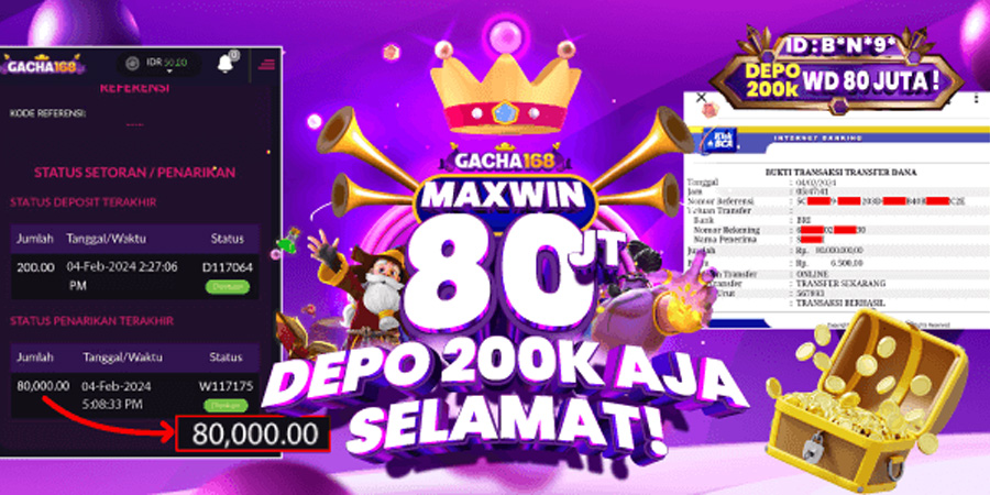 Gacha168: Akun Daftar Slot Demo Gacor PG Pragmatic Play Pola Scatter Hitam X5000 Pasti Gacor